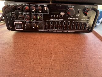 sunbuck Profesional Stereo Digital Karaoke Mixer Power Amplifier