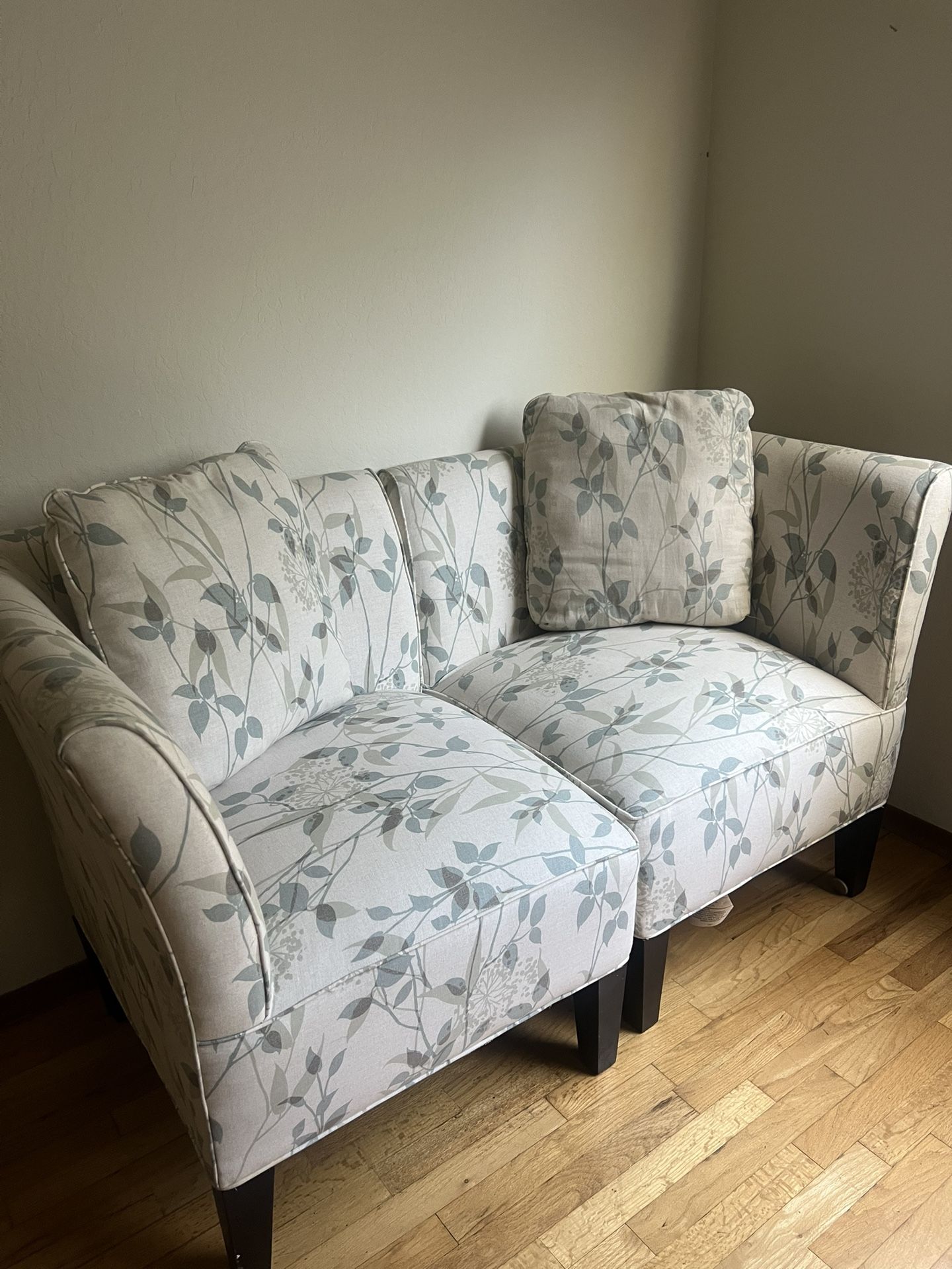 Cream Love Seat Or Two Chairs