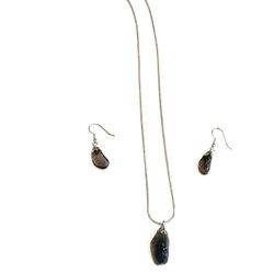 Amethyst Necklace and Earrings