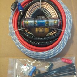 BLAUPUNKT 8 AWG CCA AMP INSTALL  WIRE KIT 1000 W