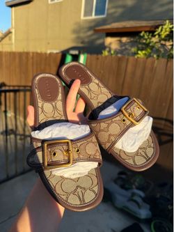 Coach Margot Flat Sandals