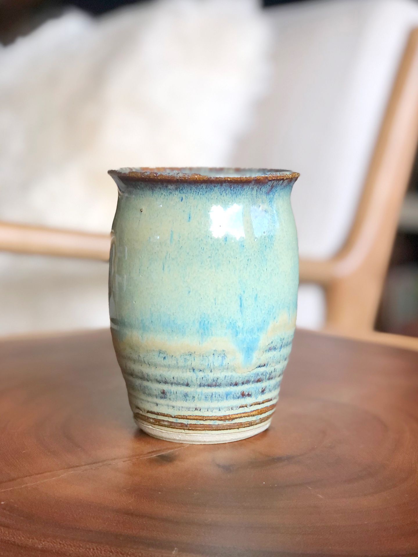Studio Pottery Vase / 5” tall