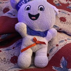 Vintage Ghostbusters Stay Puft Marshmallow Man Key Ring