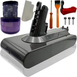 ONLY for Dyson V11 Screw-in Series Vacuum Cleaner Battery Replacement for Dyson 2019 SV14 V11 Absolute, V11 Complete, V11 Fluffy, 970145-02 25.2V 4000