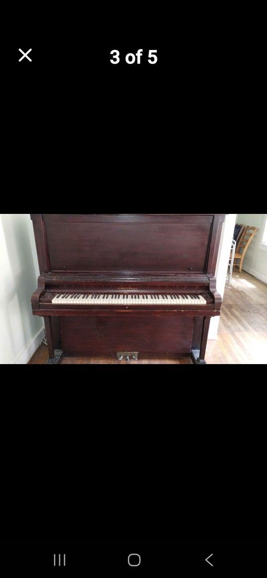 Grandma's Antique Piano Needs Home This Week!