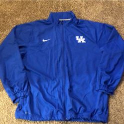 Nike Elite Men UK University of KENTUCKY Dri-Fit Full Zip Lightweight Jacket 2x