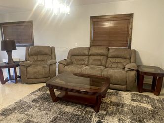Electric Recliner Sofa Set