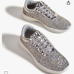 Belos Fashion Glitter Sneakers Size 8