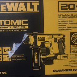 DEWALT ATOMIC 20V MAX Cordless Brushless Ultra-Compact 5/8 in. SDS Plus Hammer Drill (Tool Only)