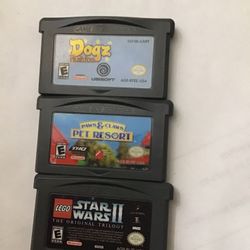 3 Gameboy Gba Games for 15$