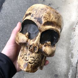 Skull Candle Holder 