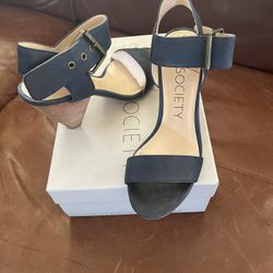 Sole Society Navy Heels