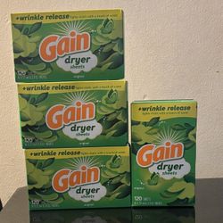 Gain Dryer Sheets 