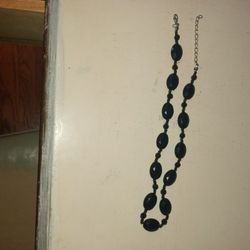 Vintage Jet Blk.Beads. 