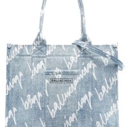 Balenciaga Denim Tote / Shoulder Bag