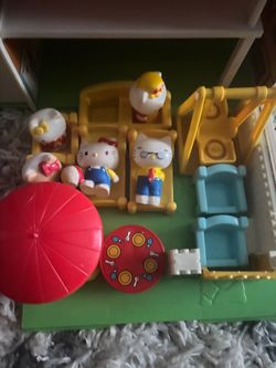 Hello Kitty vintage  Playset with Figures and Accessories