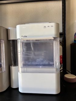 GE profile nugget icemaker, 2.0 ultra glacier white