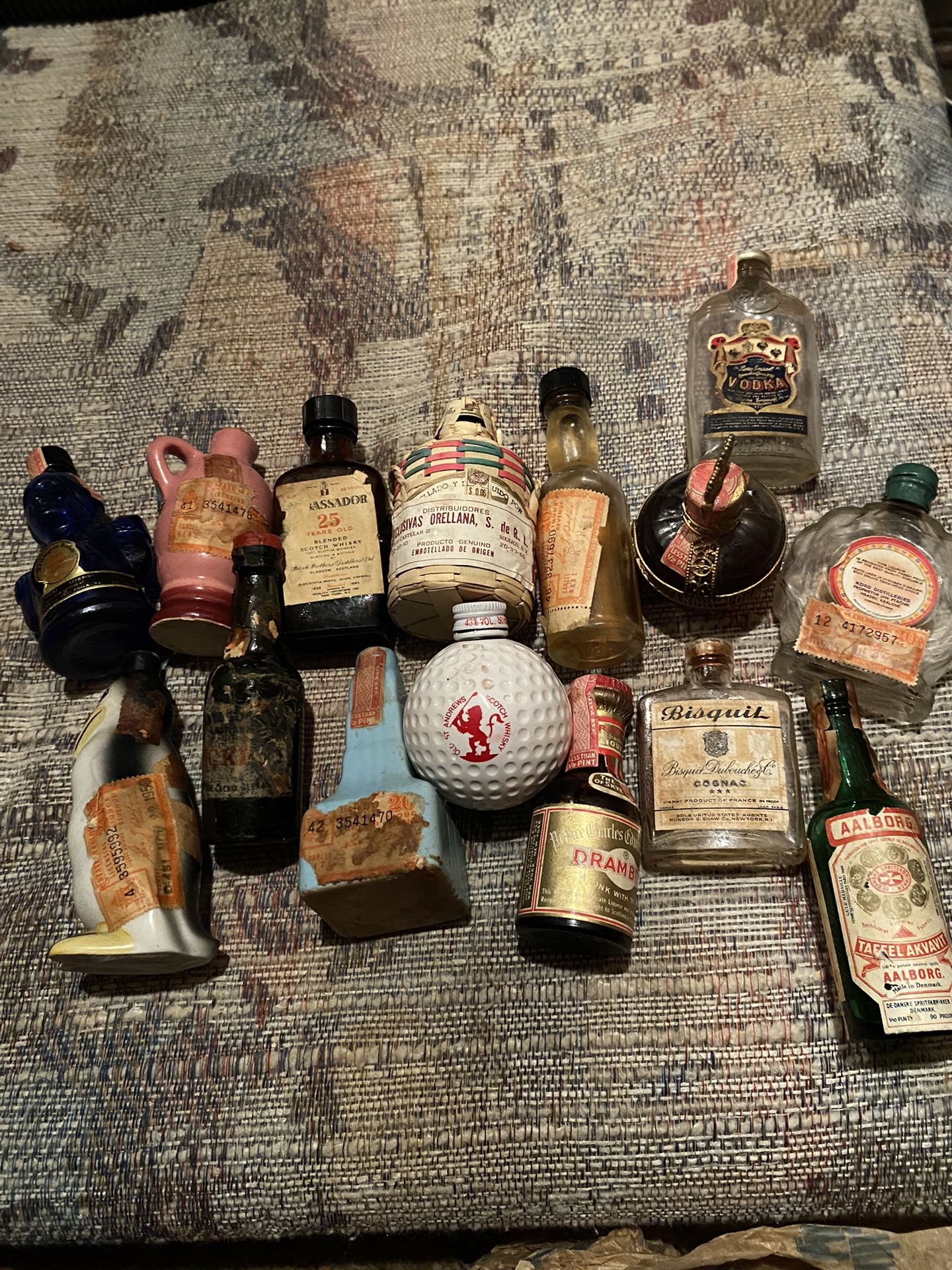 Rare, Antique, Miniature Liquor Bottles From Around The World