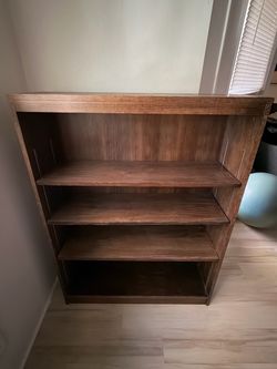 Wooden bookcase