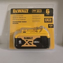 New DeWalt 20V 6ah lithium-ion batteries 