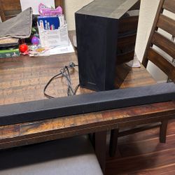 Samsung Soundbar And Subwoofer