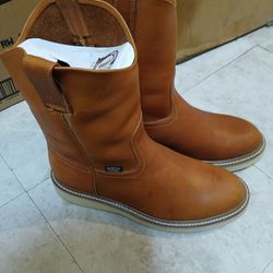 Size 7 Leather Boots  Brand new