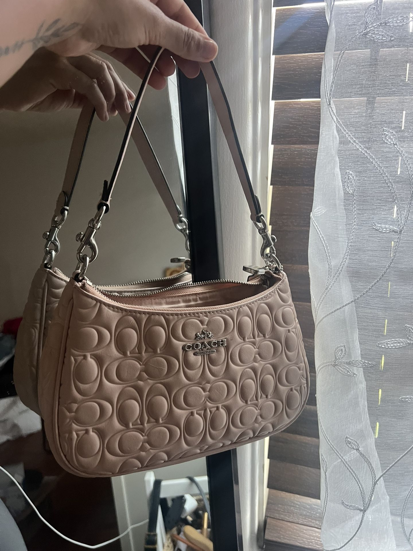 Coach Teri Shoulder Bag Blush Pink