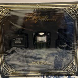 Title: Men’s Cologne Gift Set – Android Black & Voyage – New