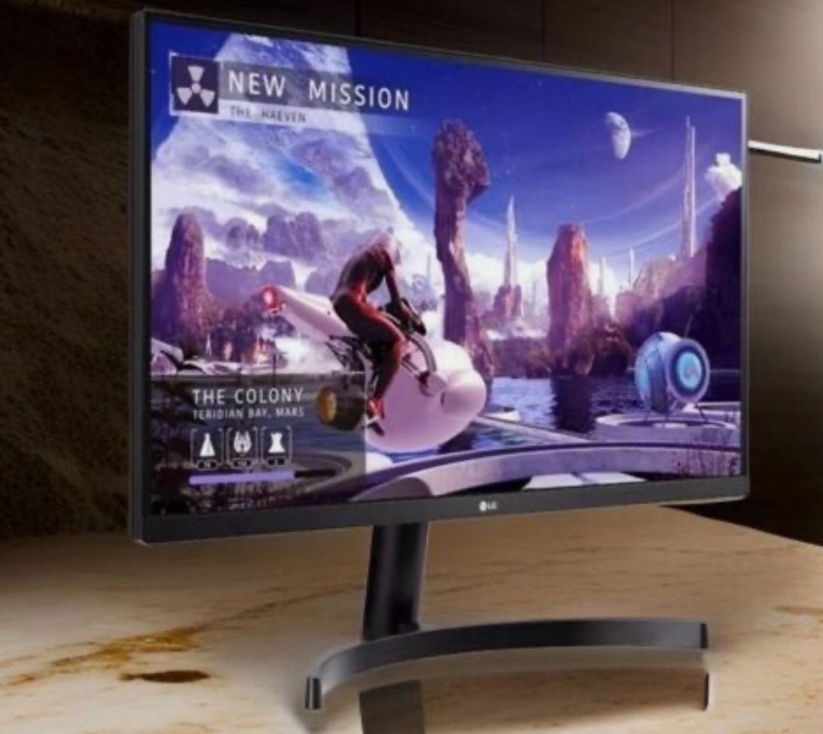 LG 27QN600-B 27 inch QHD IPS HDR10 Monitor with AMD