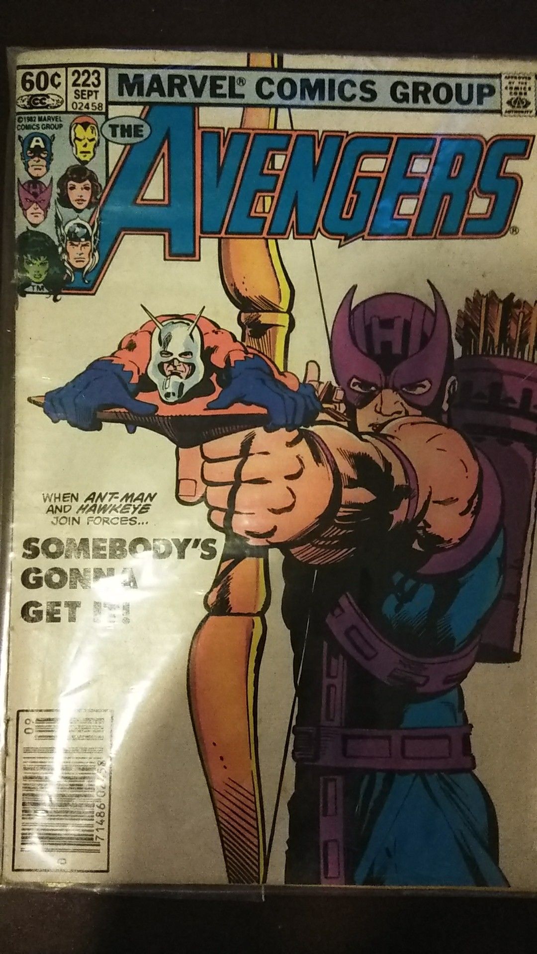 Marvel comic group the avengers