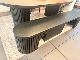 Transformer Table,  2 chairs and bench