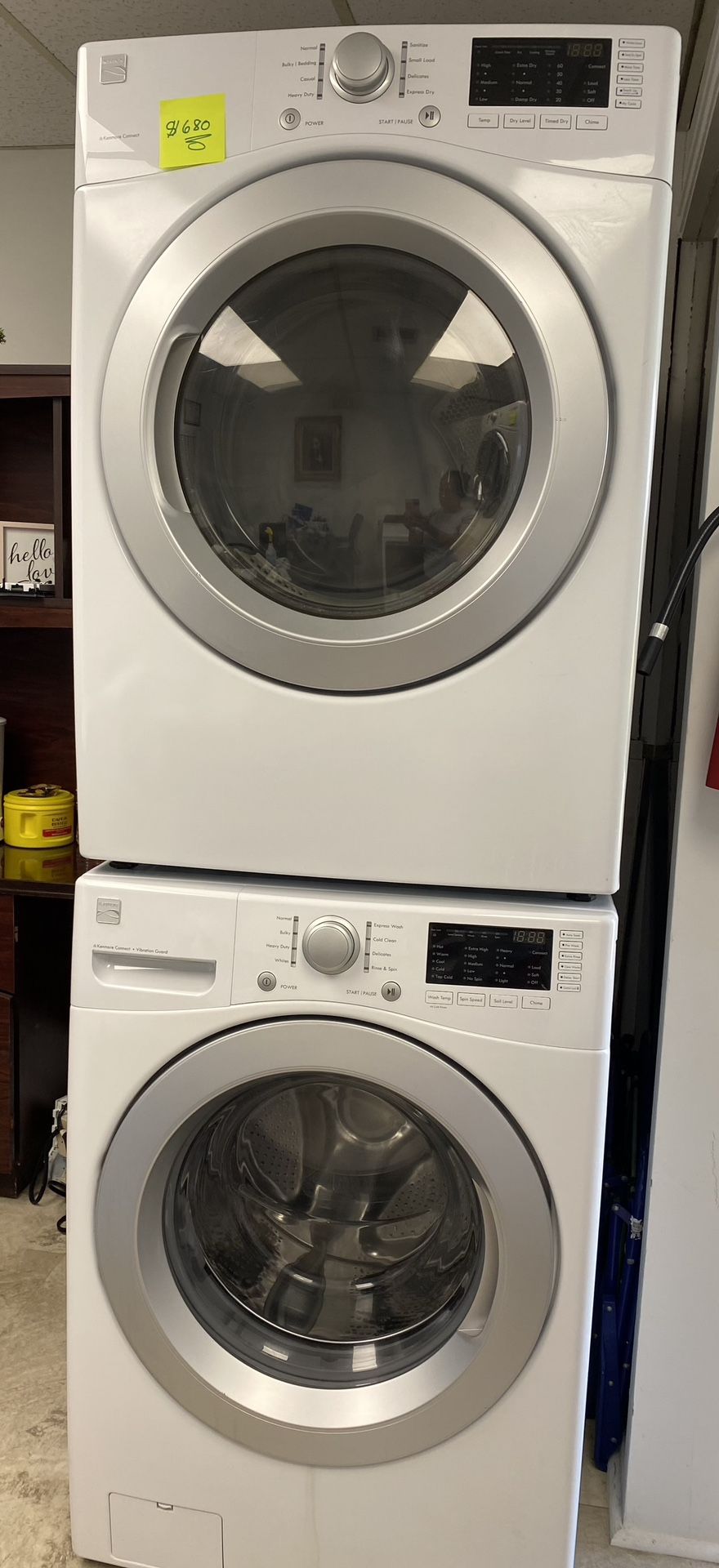 Kenmore Washer And Dryer Set Working Perfectly Fine 