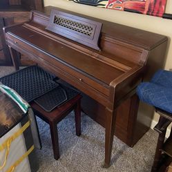 Piano and Recliner Sofa