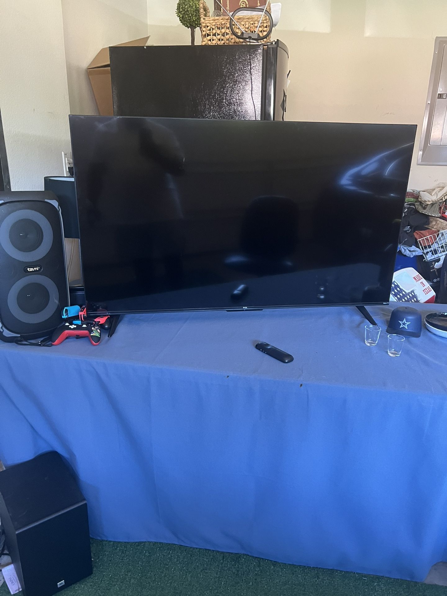 50 Inch TV & Blue Tooth Speaker