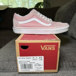 Pink Vans Old Skool “Zephyr” Sneakers – Size 7 (With Box)