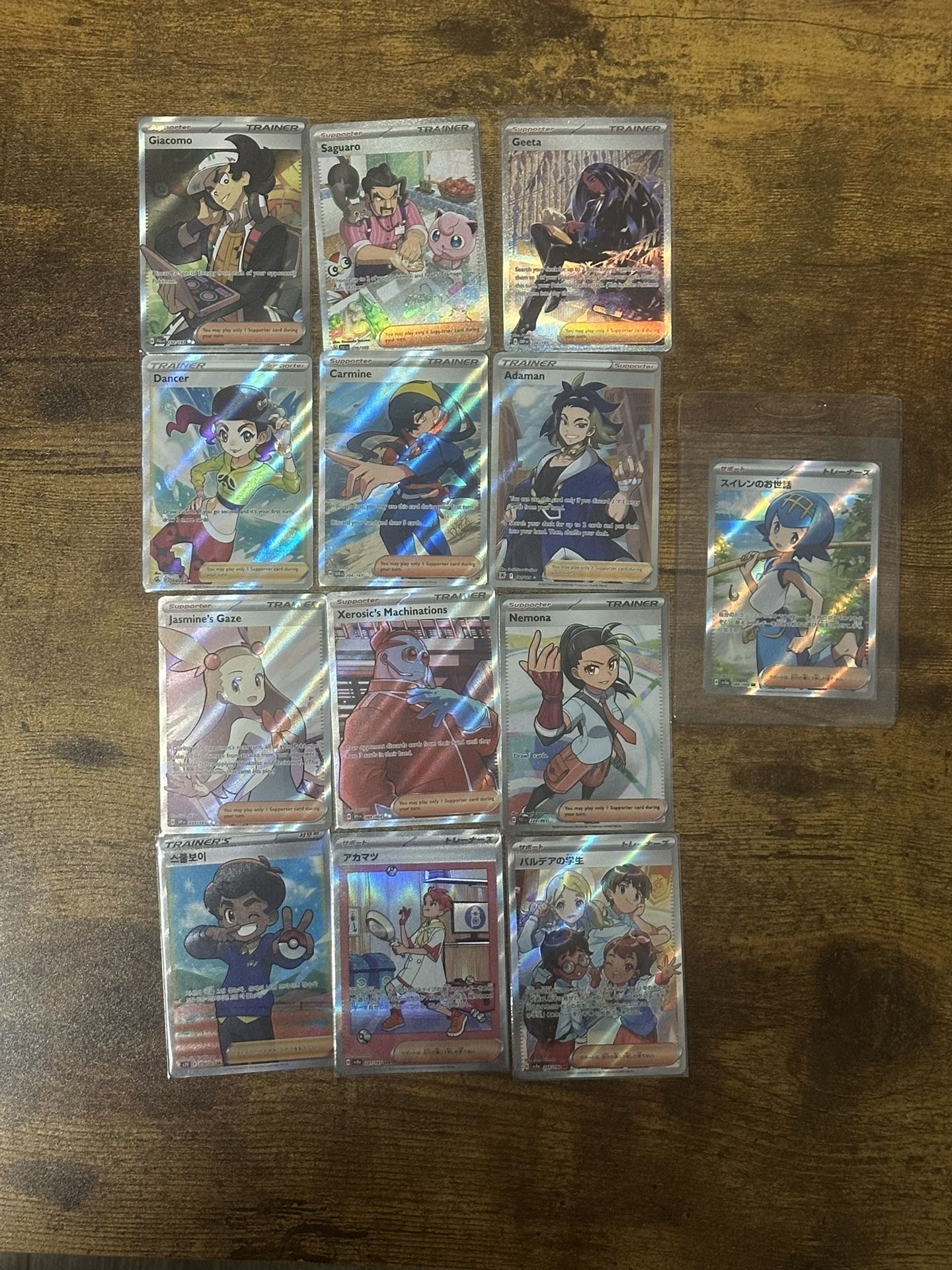 Pokemon Trainer/Supporter Pokemon Card Lot