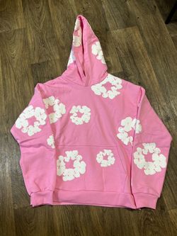 Denim Tear Pink Hoodie