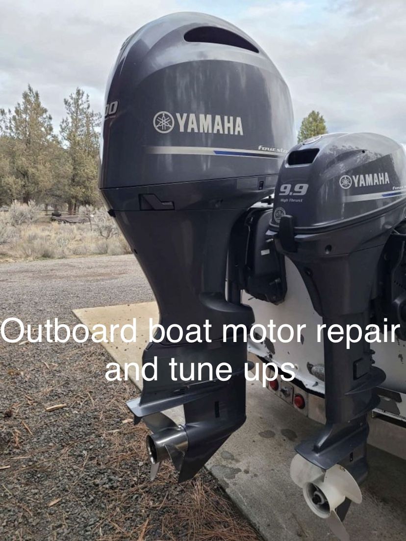 Outboard motor tuneup and repair
