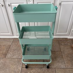 +++++3-Tier Rolling Storage Cart with Wheels++@@