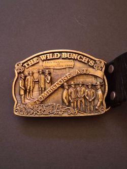1992 limited edition Tumstone belt buckle w/ belt