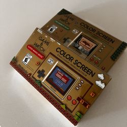 Nintendo Game And Watch Zelda and Super Mario Bros