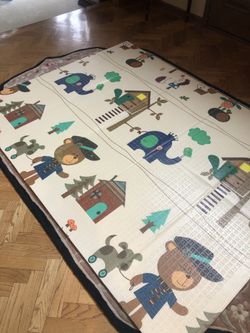 Foldable & reversible play mat