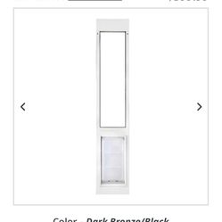 Sliding Door Dog Door.  Plus free Dog Food And Toys 