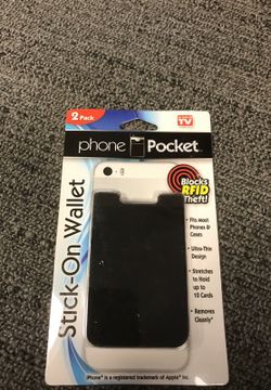 Stick on wallet (back of your phone )