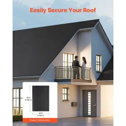 Roll Roofing, 30 x 40 ft, 45 mil EPDM Rubber Roofing, Long Lifespan & Weather-resistant, Withstands Harsh Temperatures, Flexible & Easy Installation,