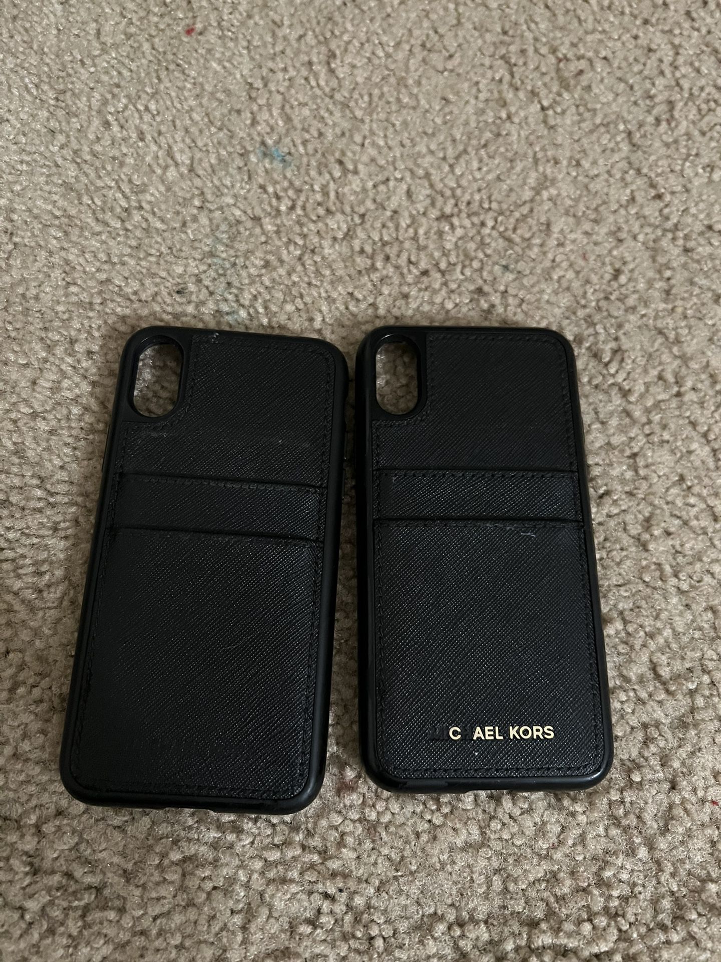 zakdoek Kelder amusement Michael Kors Saffiano Leather Phone Case For iPhone X-Black for Sale in  Thousand Oaks, CA - OfferUp
