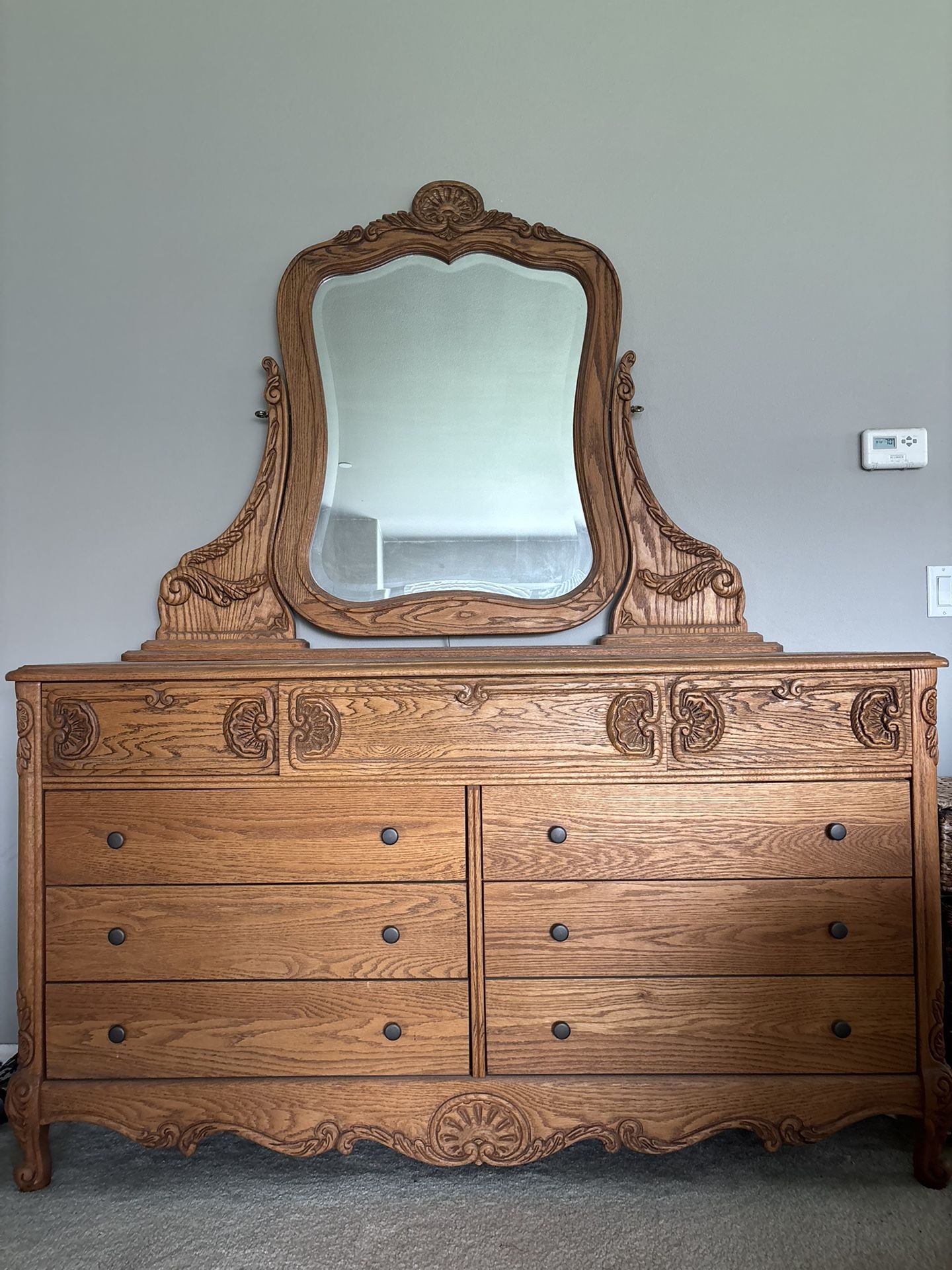 Antique Dresser and mirror