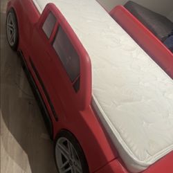 Car Bed  Twin  Usada No Colchón 