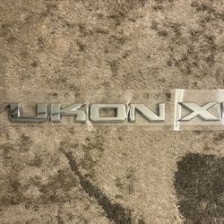 1 chrome NEW YUKON XL FOR GMC trunk tailgate liftgate Letter Nameplate Emblem 