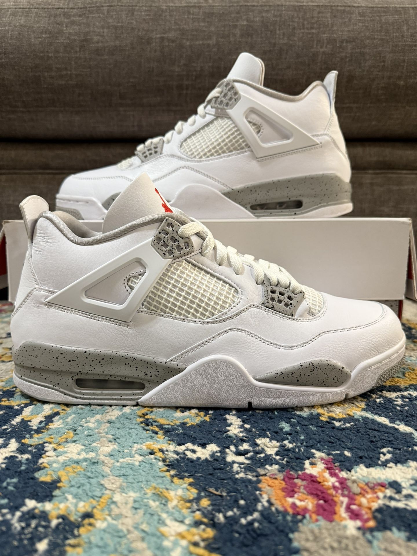 Size 13 - Nike Air Jordan 4 Retro “White Oreo”